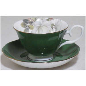 ROYALARDEN カップ&ソーサーグリーン 37141