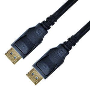 8K対応 DisplayPort -DisplayPortケーブル Ver1.4 2m ルーメン LDC-8KDP20 ブラック