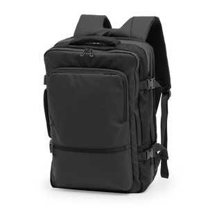 A.L.I バックパック 真空圧縮 PCポケット付き 拡張機能搭載 ブラック AK-604