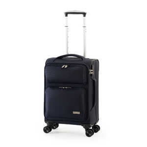 A.L.I スーツケース ジッパータイプ 宿泊目安：1～3日間 035L ソフトキャリー フロントオープン TRIPLAYER ［TSAロック搭載］ ネイビー ALP-7131-18