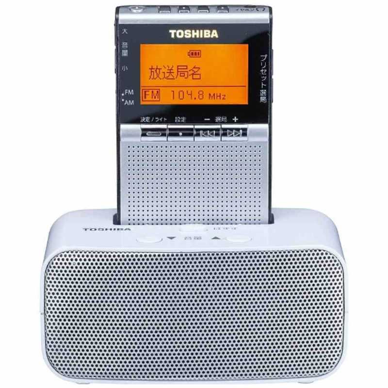 最高の品質の 東芝 TY-SPR8 KM ワイドＦＭ対応 FM AM 携帯ラジオ