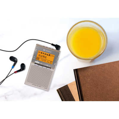 東芝　携帯ラジオ　AUREX AX-PR40(N) [サテンゴールド] 東芝 TOSHIBA 携帯ラジオ AUREX ［ワイドFM対応 / AM/FM］ サテン