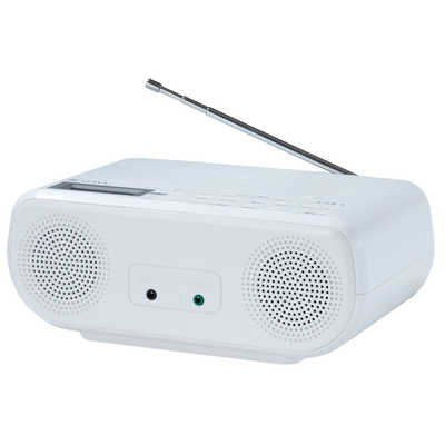 TOSHIBA　CDラジオ AUREX　AX-CR30(W)　ホワイト 東芝 TOSHIBA CDラジオ AUREX ［ワイドFM対応］ ホワイト AX-CR30-W の