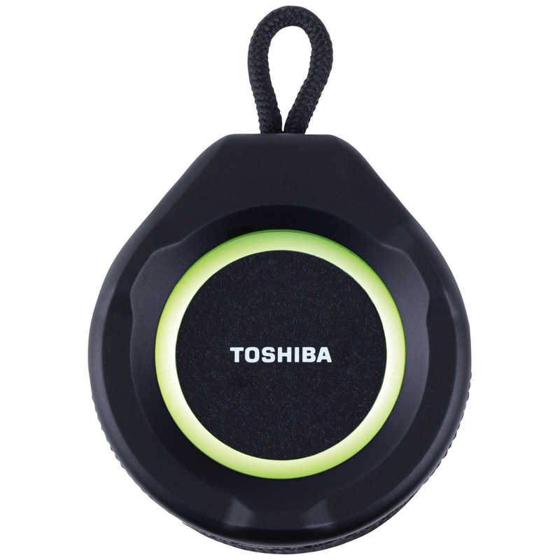 東芝　TOSHIBA 東芝　TOSHIBA ブルートゥーススピーカー ブラック  [防水 /Bluetooth対応] TYWSP56K TYWSP56K
