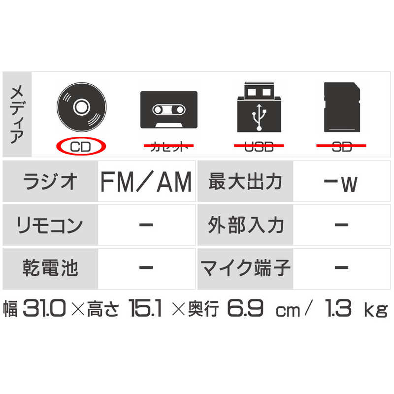 東芝　TOSHIBA 東芝　TOSHIBA CDラジオ ホワイト TY-CX700(W) ホワイト [ワイドFM対応] TY-CX700(W) ホワイト [ワイドFM対応]