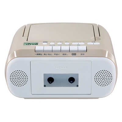 東芝 TOSHIBA CDラジカセ ベｰジュ ワイドFM対応 TY-CDM1-C の通販