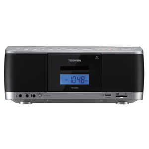 東芝　TOSHIBA 【アウトレット】CDラジカセ シルバー ワイドFM対応 TY-CDX91-S