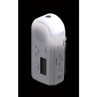 東芝 TOSHIBA 防災ラジオ ワイドFM対応 ホワイト TY-JKR6-W の