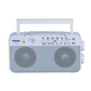 東芝　TOSHIBA AM/FMステレオホームラジオ ホワイト [ワイドFM対応 /AM/FM] TY-AR66W