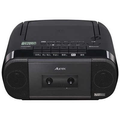 東芝 TOSHIBA 【アウトレット】CDラジカセ Aurexシリーズ ブラック