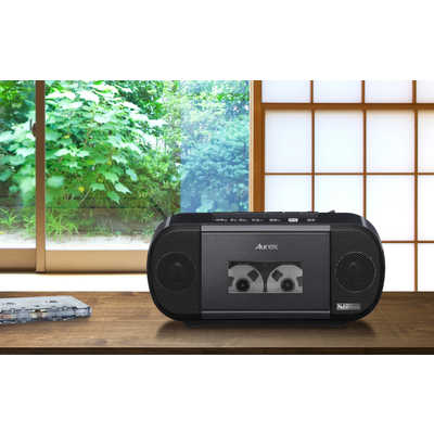 東芝 TOSHIBA 【アウトレット】CDラジカセ Aurexシリーズ ブラック