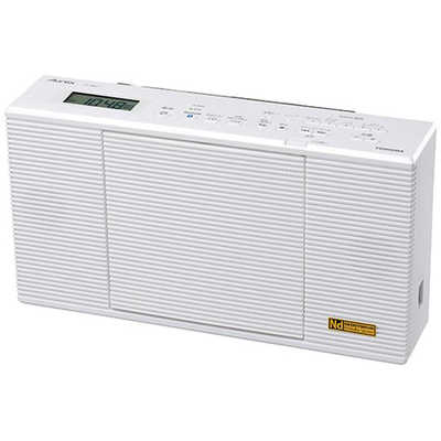 東芝 TOSHIBA CDラジオ Aurexシリーズ ホワイト ［ワイドFM対応