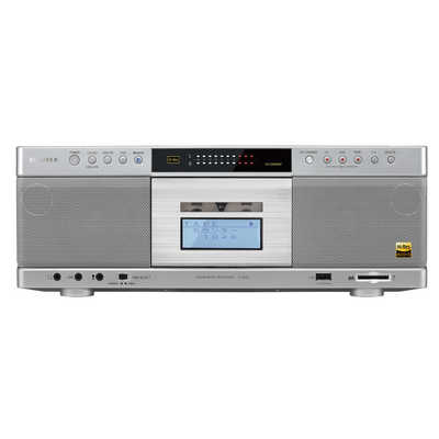 東芝 TOSHIBA CDラジカセ シルバー ワイドFM対応 TY-AK21-S の