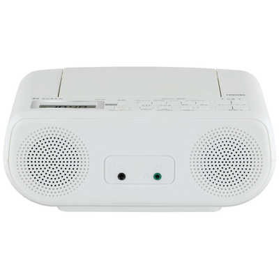 東芝 TOSHIBA CDラジオ ［ワイドFM対応］ ホワイト TY-C161-W の