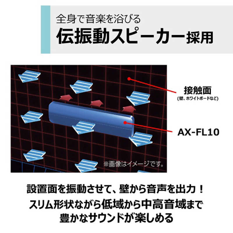 東芝　TOSHIBA 東芝　TOSHIBA Bluetoothスピーカー ［防水 /Bluetooth対応］ ブルー AX-FL10-L AX-FL10-L