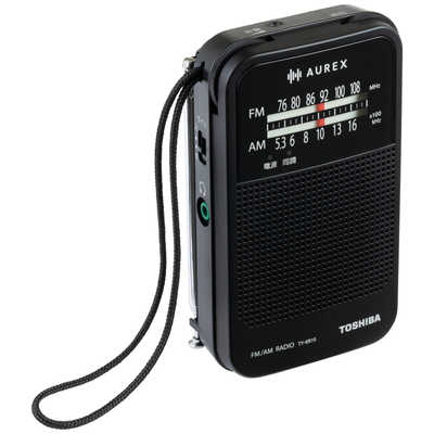東芝 TOSHIBA LEDライト付き ポータブルラジオ ［ワイドFM対応