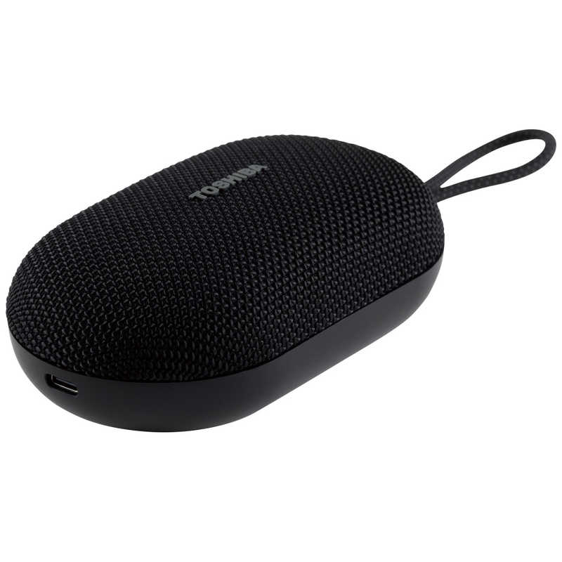 東芝　TOSHIBA 東芝　TOSHIBA ブルートゥーススピーカー ［防水 /Bluetooth対応］ ブラック TY-WSP60-K TY-WSP60-K