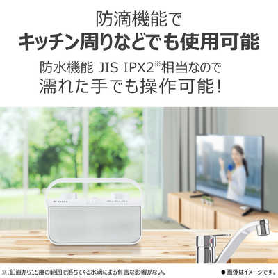 東芝 TOSHIBA 【アウトレット】テレビ用スピーカー ［防水］ ホワイト 