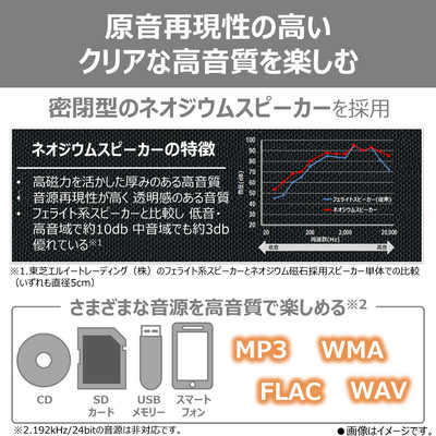 東芝 TOSHIBA CDラジオ Aurexシリーズ ［ワイドFM対応 /Bluetooth対応