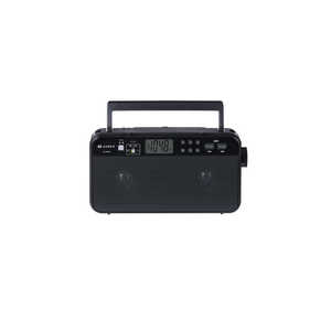 東芝 TOSHIBA AM/FMステレオホームラジオ ［ワイドFM対応 / AM/FM］ ブラック AX-SHR70-K