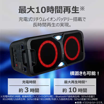 東芝 TOSHIBA ブルートゥース スピーカー ［Bluetooth対応］ ブラック