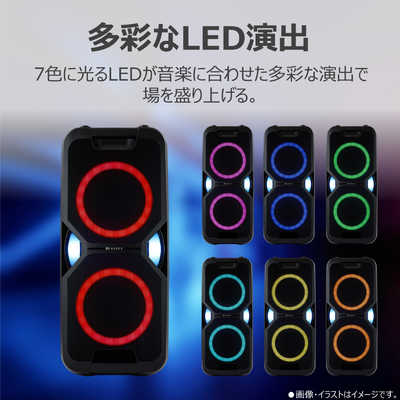 東芝 TOSHIBA ブルートゥース スピーカー ［Bluetooth対応］ ブラック