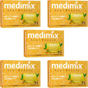 MEDIMIX メディミックス アロマソープ ゴールド 5個 