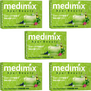 MEDIMIX メディミックス アロマソープ フレッシュグリーン 5個 