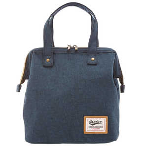 アットファースト ランチワイヤーバッグL GrainyPlain.ネイビー LUNCHWIREBAGL アットファースト ランチワイヤーバッグL GrainyPlain.ネイビー LUNCHWIREBAGL