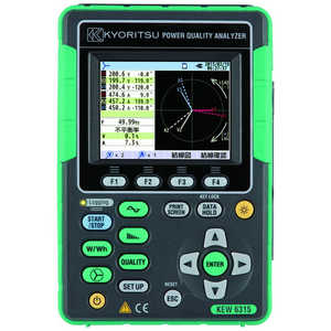 共立電気計器 KYORITSU 電源品質アナライザセットモデル KEW631501 共立電気計器 KYORITSU 電源品質アナライザセットモデル KEW631501