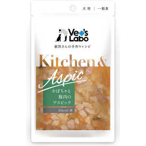 ジャパンペットコミュニケーションズ Kitchen&Aspic かぼちゃと豚肉のアスピック 80g ジャパンペットコミュニケーションズ Kitchen&Aspic かぼちゃと豚肉のアスピック 80g