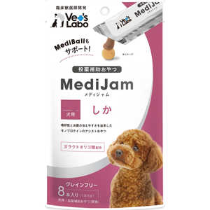 ジャパンペットコミュニケーションズ メディジャム 犬用 しか 6g×8本入 ジャパンペットコミュニケーションズ メディジャム 犬用 しか 6g×8本入