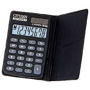 シチズンシステムズ 手帳型電卓 (8桁) DE8001Q通販セール状況　外国語　翻訳　通訳　通販