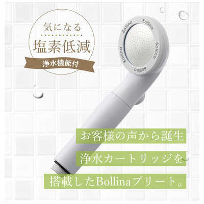 TKS 浄水機能付きシャワーヘッド Bollina Pulito (ボリーナ プリート