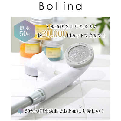 TKS 浄水機能付きシャワーヘッド Bollina Pulito (ボリーナ プリート