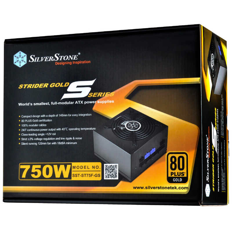 SILVERSTONE SILVERSTONE PC電源［750W /ATX /Gold］ SSTST75FGSV2 SSTST75FGSV2