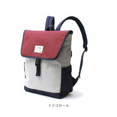 MOZ moz モズ ZZEI-12 フラップバックパック グレーxネイビー
