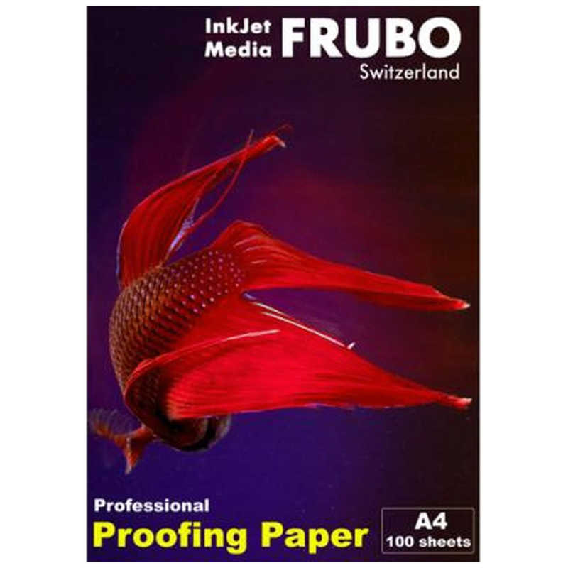 FRUBO FRUBO 〔インクジェット〕プルーフ用紙 印刷本紙ベース ［A4 /100枚］ PPPA4 PPPA4