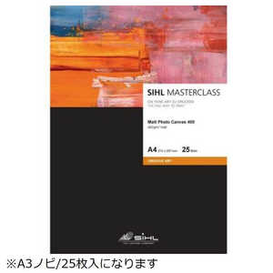 SIHL 〔インクジェット〕マットフォトキャンバス 400g/m2 ［A3ノビ /25枚］ SI4851A3N