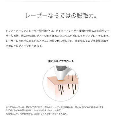 トリアビューティジャパン レーザー脱毛器 ｢トリア パーソナル