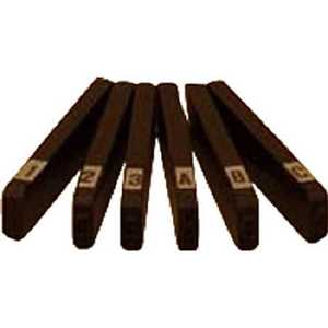 浦谷商事 ハイス組合せ刻印4.0mmバラ 記号+ プラス UC40KPLUS