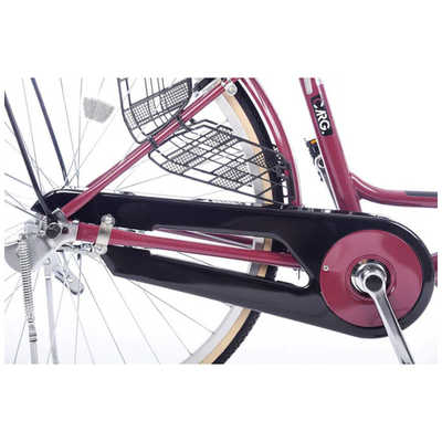あさひ 自転車 カーグリラックス ［26インチ］ バーガンディ 【組立 