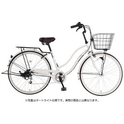 あさひ 自転車 カジュリーリラックス ［外装6段 / 26インチ］ パール 