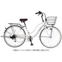 あさひ 自転車 カジュリーリラックス ［外装6段 / 26インチ］ パール 