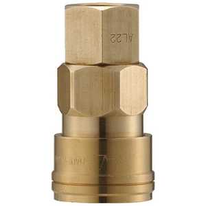 長堀工業 クイックカップリング AL40型 真鍮製 オネジ取付用 CAL48SF2
