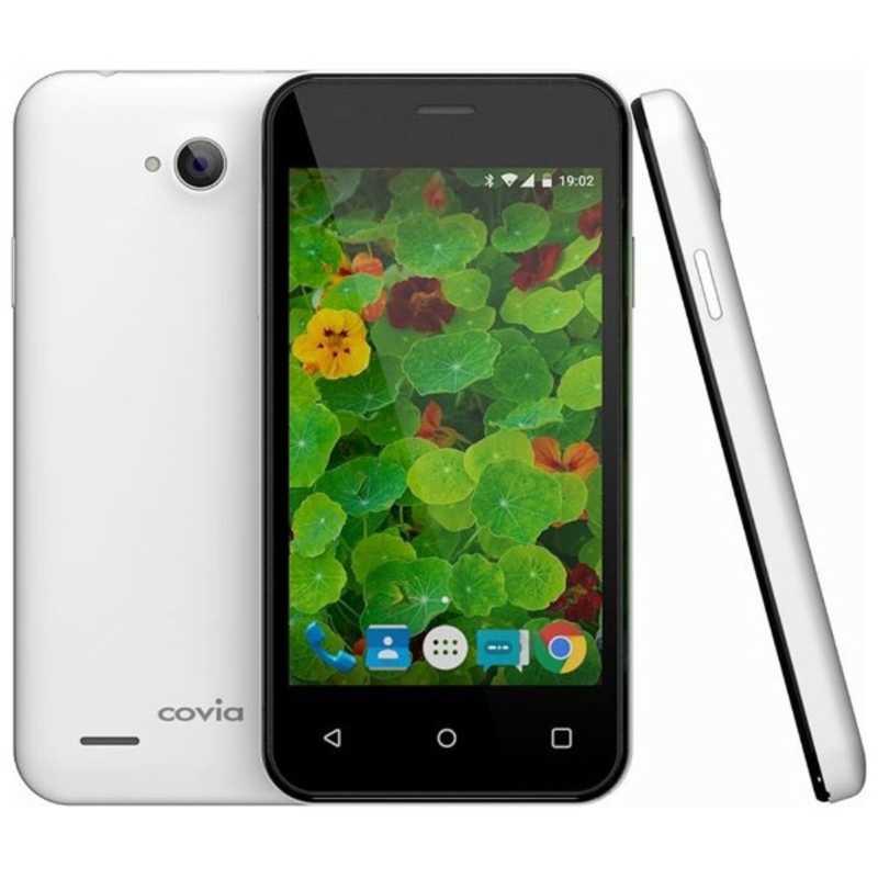 コヴィア コヴィア FLEAZ POP ホワイト 「CP-L42A」 Android 5.1・4型・メモリ/ストレージ：1GB/8GB microSIMｘ1　SIMフリースマートフォン　ホワイト CP-L42A CP-L42A
