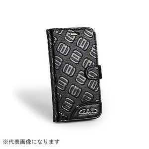 GARSON スマートフォンカバー モノグラムレザー ブラック iPhone12 mini HA620-01 GARSON スマートフォンカバー モノグラムレザー ブラック iPhone12 mini HA620-01