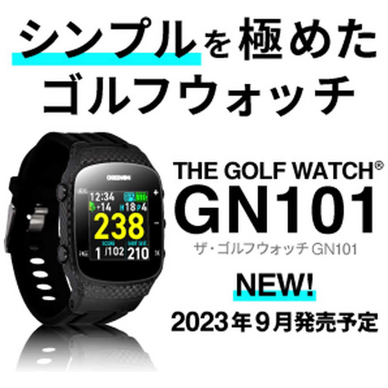 MASA MASA GPSゴルフナビゲーション ザ・ゴルフウォッチ THE GOLF WATCH ブラック GN101 GN101