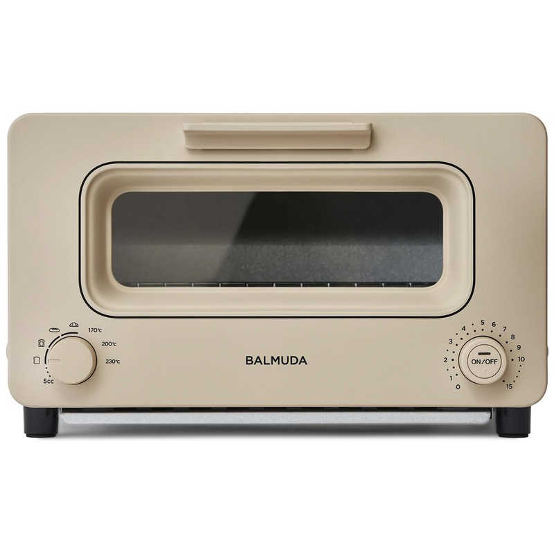 バルミューダ　BALMUDA バルミューダ　BALMUDA オーブントースター BALMUDA The Toaster(バルミューダ ザ トースター) 1300W/食パン２枚  ホワイト K05A-BG K05A-BG