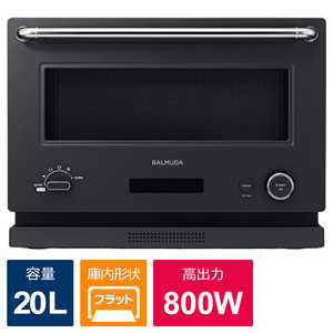 バルミューダ BALMUDA オーブンレンジ 20L フラット The Range ブラック K09A-BK バルミューダ BALMUDA オーブンレンジ 20L フラット The Range ブラック K09A-BK